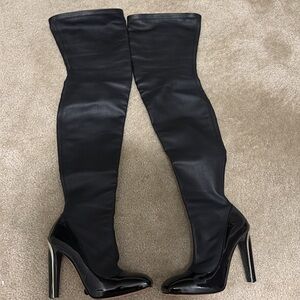 Alexander McQueen Thigh High Boots